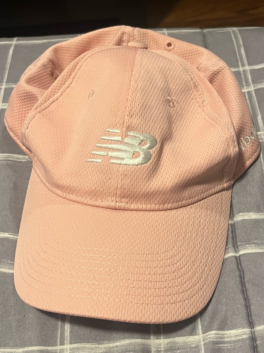 New Balance Kids Light Pink Mesh Baseball Cap
